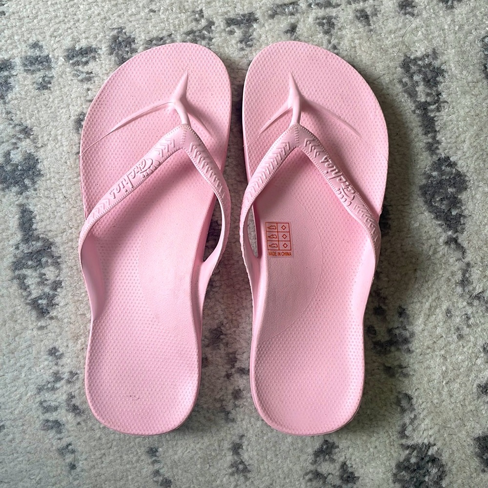 Archie’s flip flops